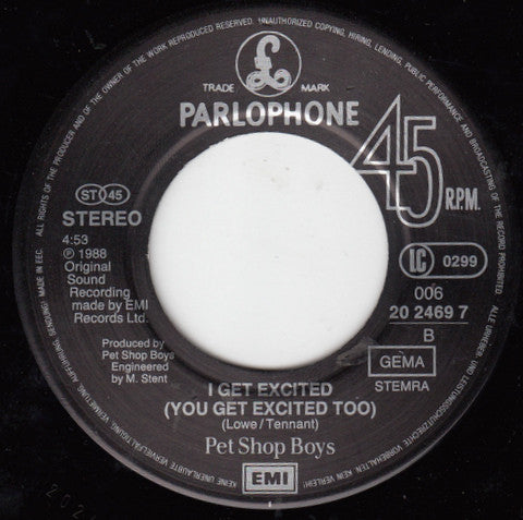 Pet Shop Boys : Heart (7",45 RPM,Single)