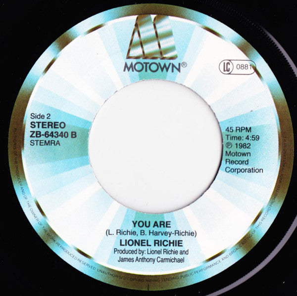 Lionel Richie : Penny Lover (7",Single,Stereo)