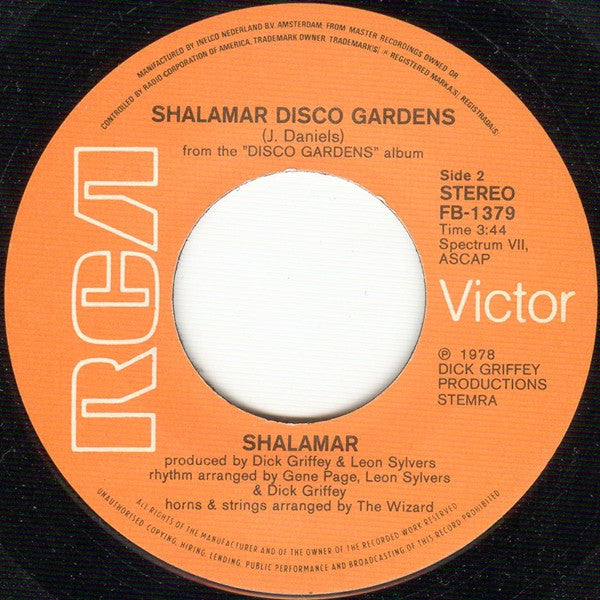 Shalamar : Take That To The Bank (7",45 RPM,Single)