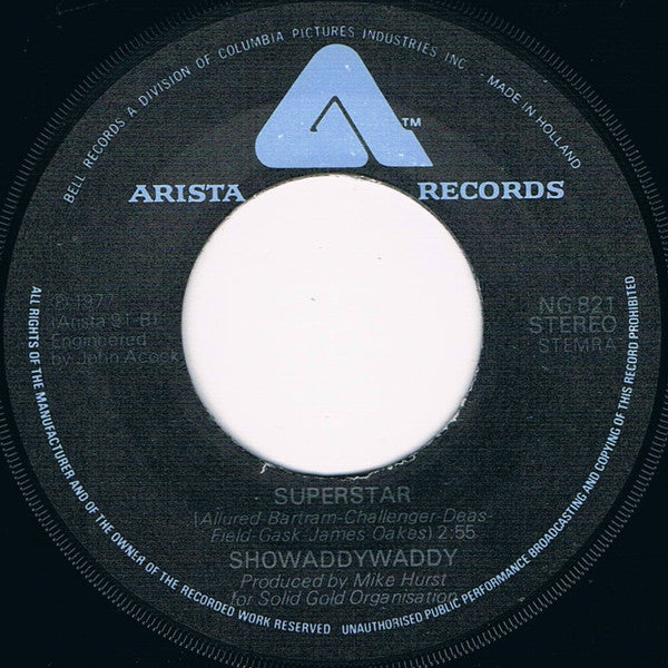 Showaddywaddy : When (7",45 RPM)