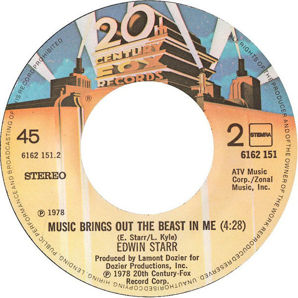 Edwin Starr : Contact (7",45 RPM,Single,Stereo)