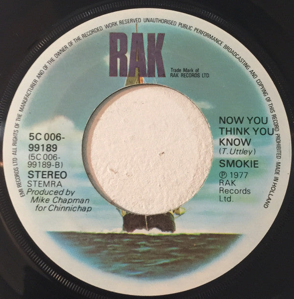 Smokie : It's Your Life (7",45 RPM,Single)