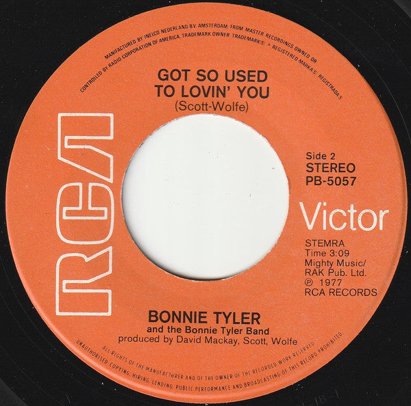Bonnie Tyler : It's A Heartache (7",45 RPM,Single)