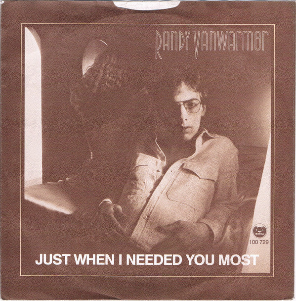 Randy Vanwarmer : Just When I Needed You Most (7",Single,45 RPM)