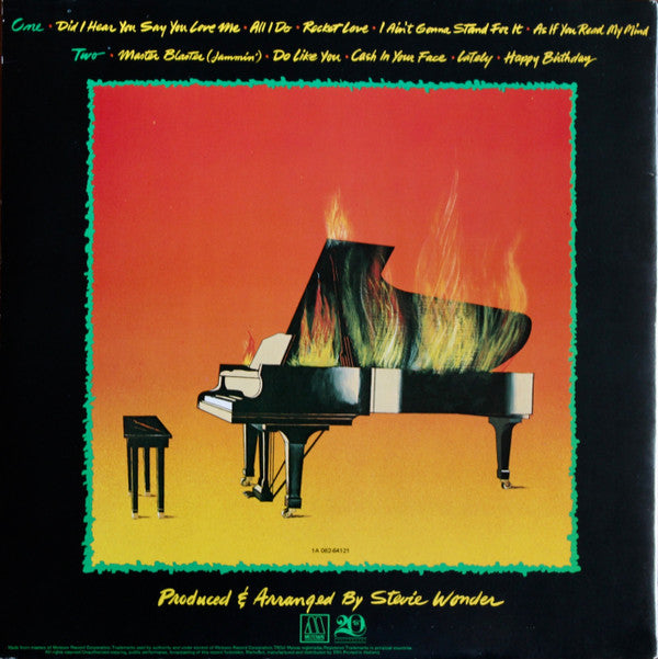 Stevie Wonder : Hotter Than July (LP,Album)