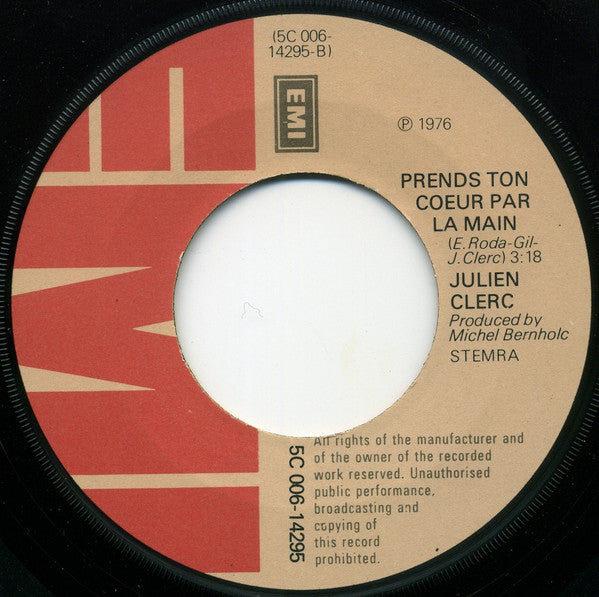 Julien Clerc : This Melody (7",45 RPM,Single)