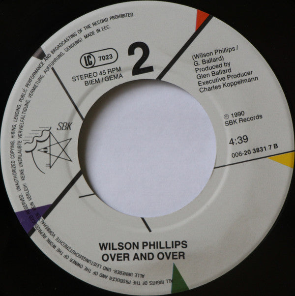 Wilson Phillips : Hold On (7",45 RPM,Single,Stereo)