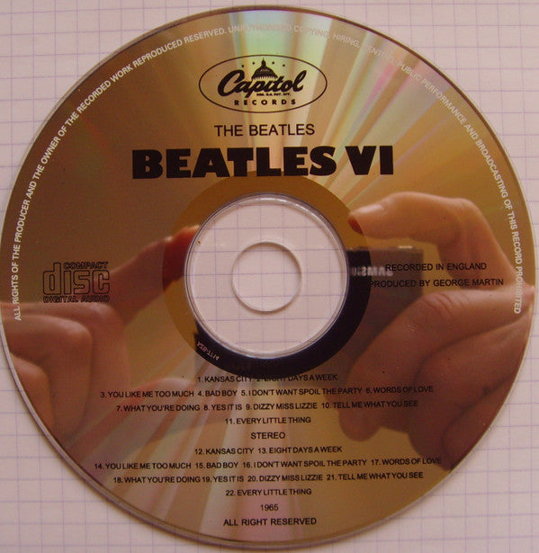 Beatles, The : Beatles VI (Album,Reissue,Unofficial Release,Stereo,Mono)