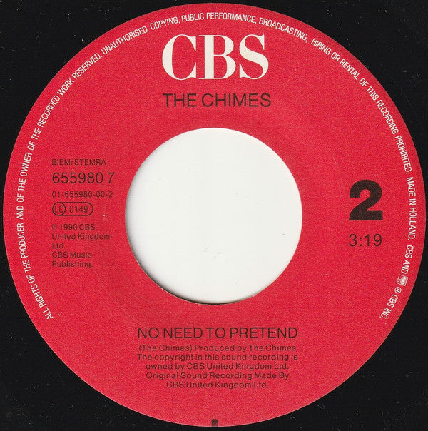 Chimes, The : I Still Haven't Found What I'm Looking For (7",Single,45 RPM)