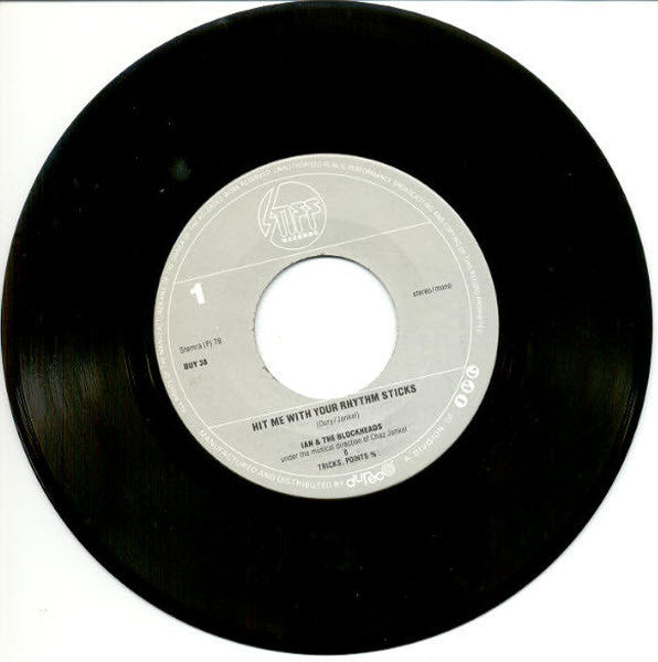 Ian Dury And The Blockheads : Hit Me With Your Rhythm Stick (7",Single,45 RPM)