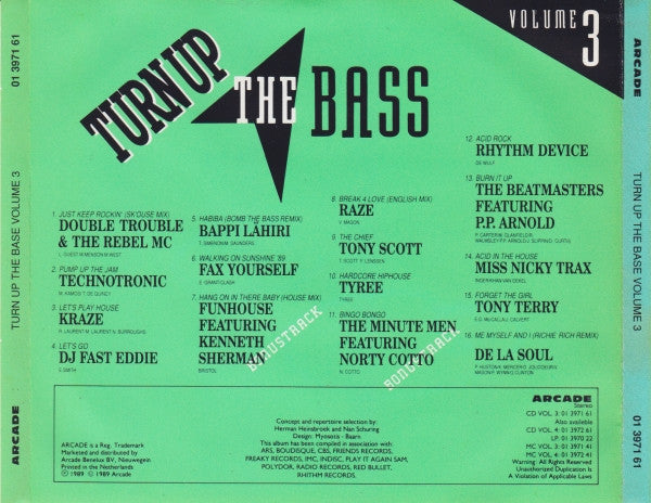 Various : Turn Up The Bass Volume 3 (Compilation)