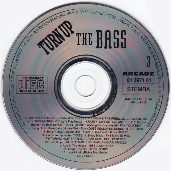Various : Turn Up The Bass Volume 3 (Compilation)