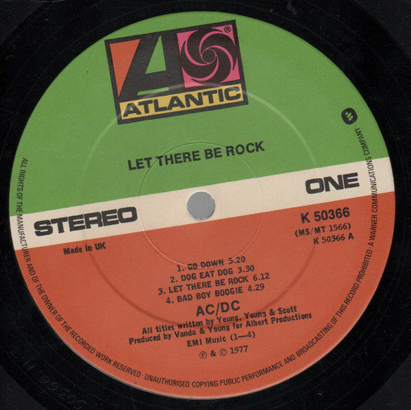 AC/DC : Let There Be Rock (LP,Album)