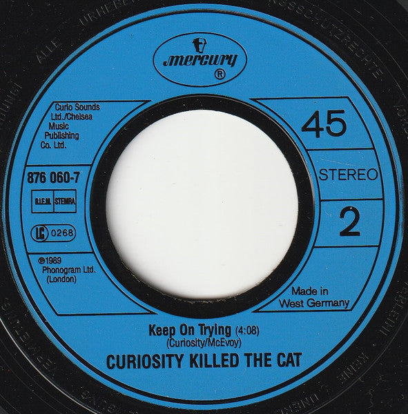 Curiosity Killed The Cat : Name & No. (7",45 RPM,Single,Stereo)