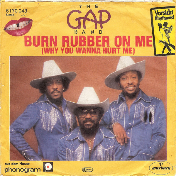 Gap Band, The : Baby Baba Boogie / Burn Rubber On Me (Why You Wanna Hurt Me) (7",45 RPM,Single,Stereo)