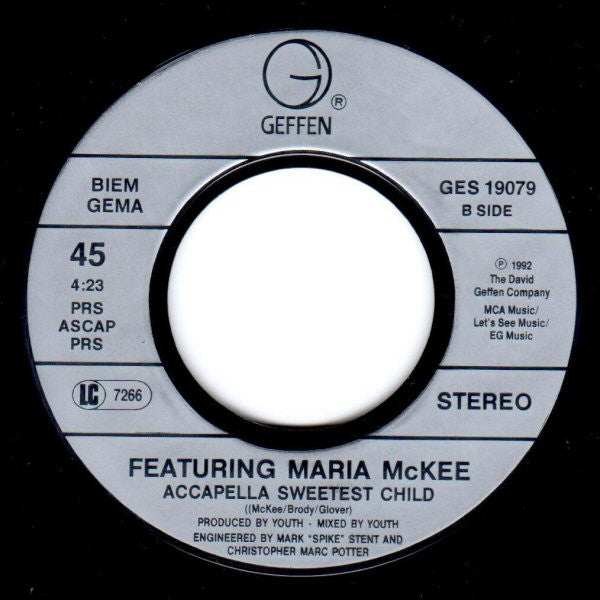 Sweetest Child Featuring Maria McKee : Sweetest Child (7",Single)