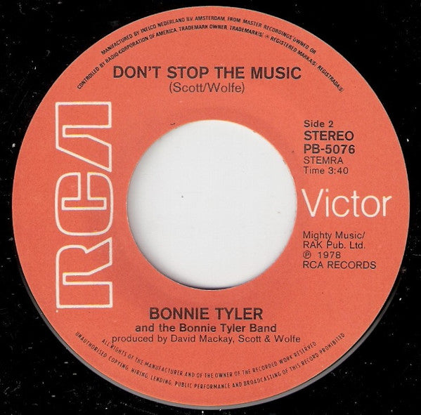 Bonnie Tyler : Here Am I (7",45 RPM,Single)
