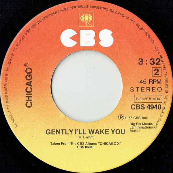 Chicago (2) : Wishing You Were Here (7",45 RPM,Single,Stereo)