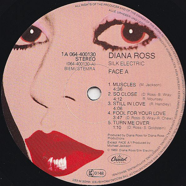 Diana Ross : Silk Electric (LP,Album)