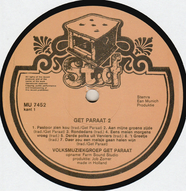 Get Paraat : Get Paraat 2 (LP, Album, Gat)
