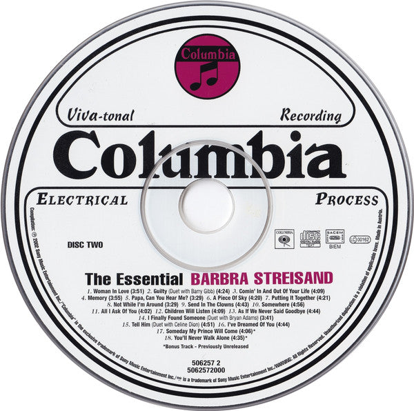 Barbra Streisand : The Essential Barbra Streisand (Compilation,Remastered)