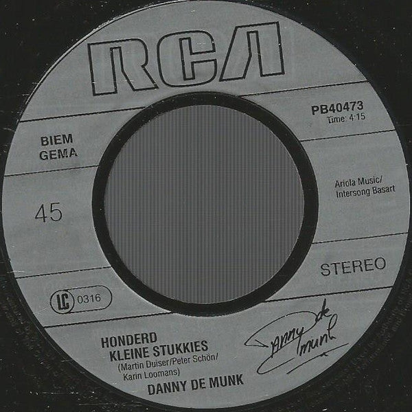 Danny de Munk : Met Kerstmis Hoor Je Blij Te Zijn (7",45 RPM,Limited Edition)