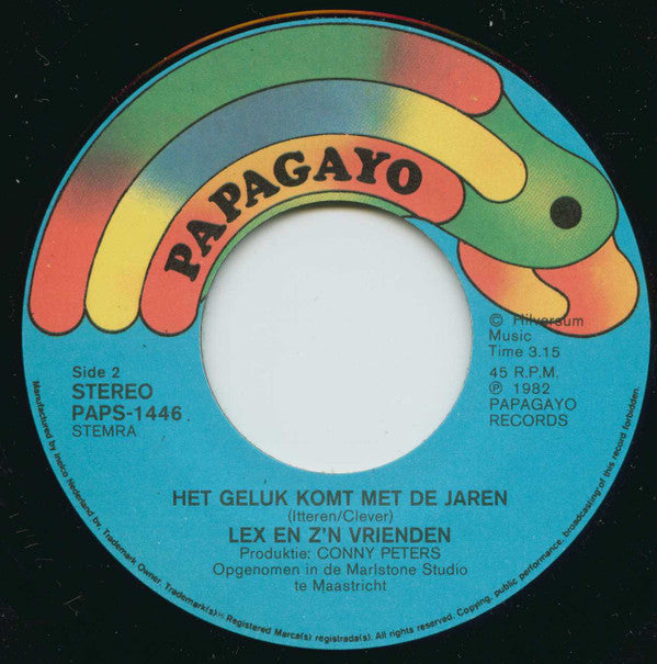 Lex En Z'n Vrienden : We Komen Allen In De Hemel (7",45 RPM,Single)