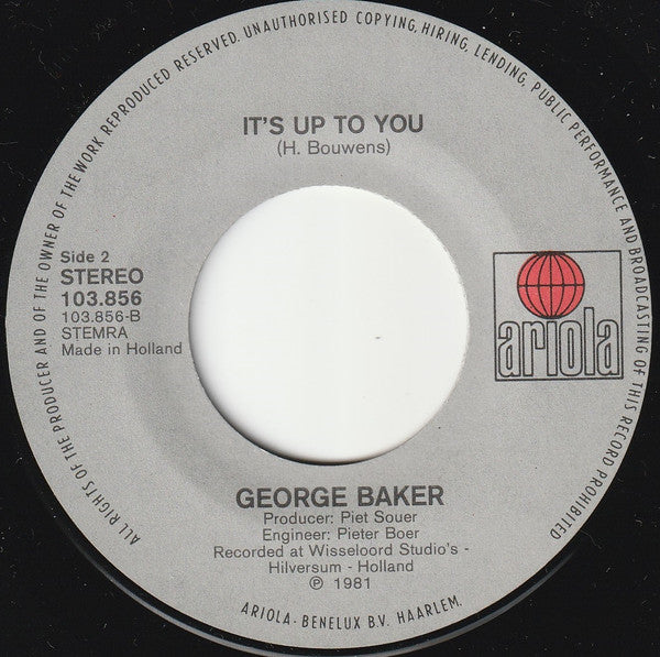 George Baker : Love Is The Sweetest Rose (7",Single)