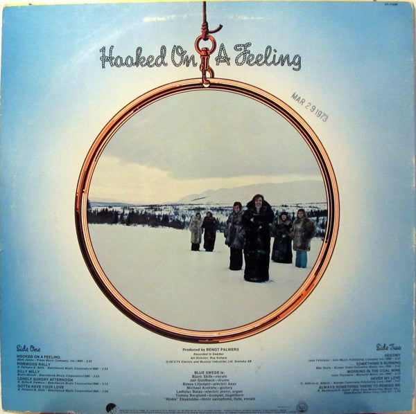 Blue Swede : Hooked On A Feeling (LP,Album,Stereo)