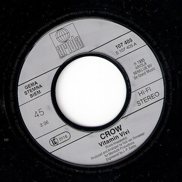 Crow (41) : Vitamin Vivi (7",Single)