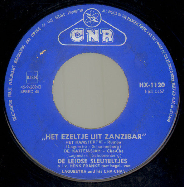 De Leidse Sleuteltjes o.l.v. Henk Franke : Het Ezeltje Uit Zanzibar (7",EP)