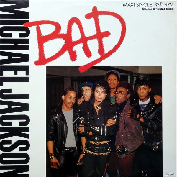 Michael Jackson : Bad (12",33 ⅓ RPM,Maxi-Single)