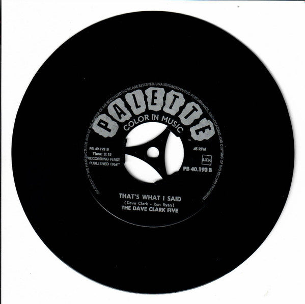The Dave Clark Five : I Knew It All The Time / That's What I Said (7", Single)