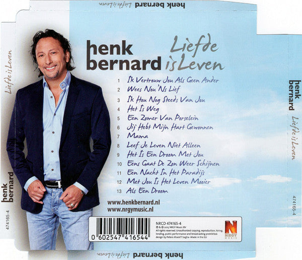 Henk Bernard : Liefde Is Leven (Album)
