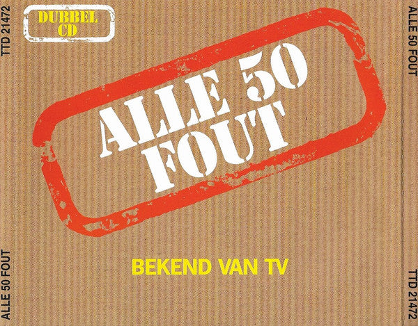 Various : Alle 50 Fout (Album,Compilation)