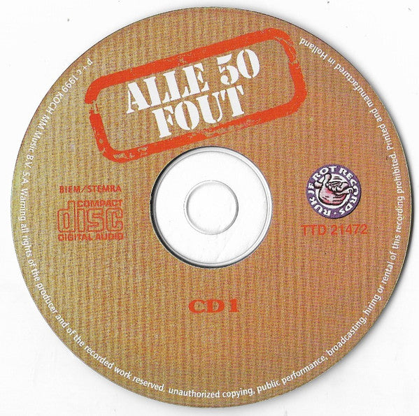 Various : Alle 50 Fout (Album,Compilation)
