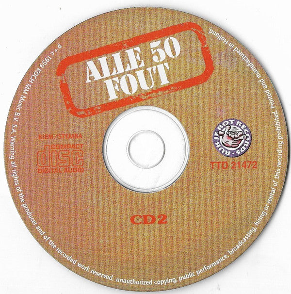 Various : Alle 50 Fout (Album,Compilation)
