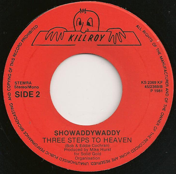 Showaddywaddy : Under The Moon Of Love / Three Steps To Heaven (7",45 RPM,Single)