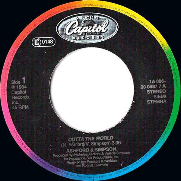 Ashford & Simpson : Outta The World (7", Single)