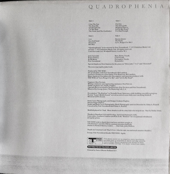 Who, The : Quadrophenia (LP,Album,Stereo)