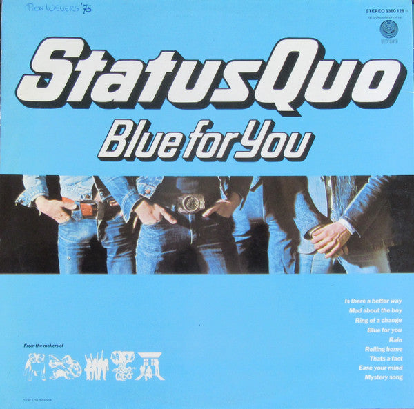 Status Quo : Blue For You (LP,Album)