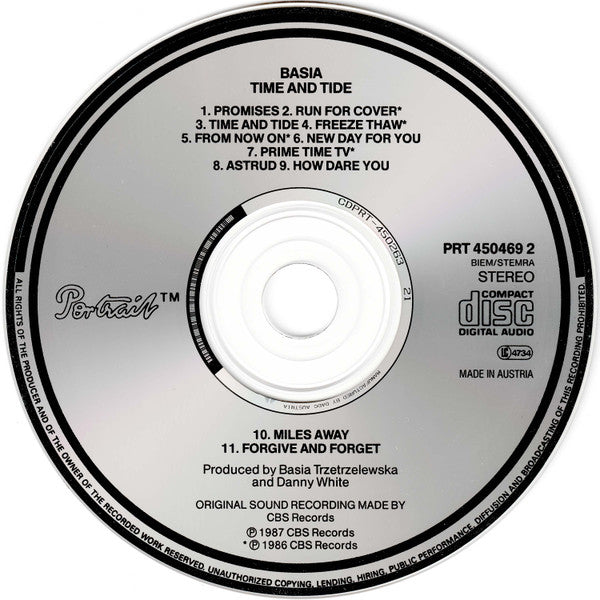 Basia : Time & Tide (Album,Stereo)