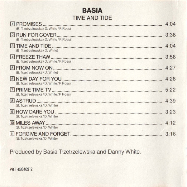 Basia : Time & Tide (Album,Stereo)