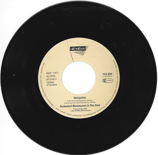 Orchestral Manoeuvres In The Dark : Maid Of Orleans (The Waltz Joan Of Arc) (7",45 RPM,Single,Stereo)