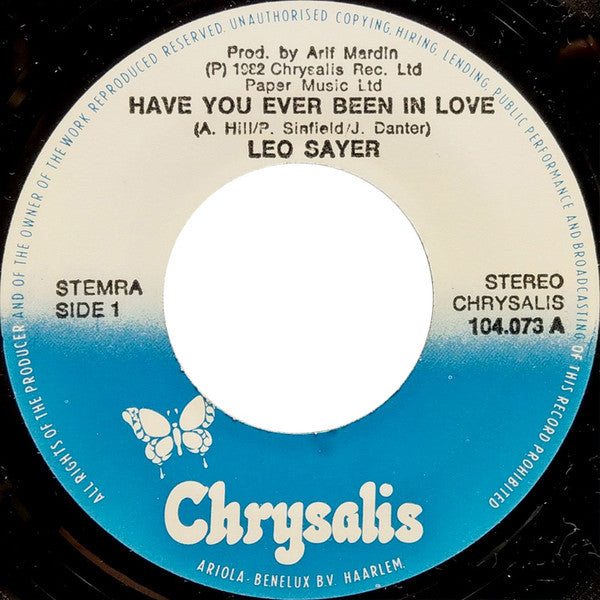 Leo Sayer : Have You Ever Been In Love (7",Single)