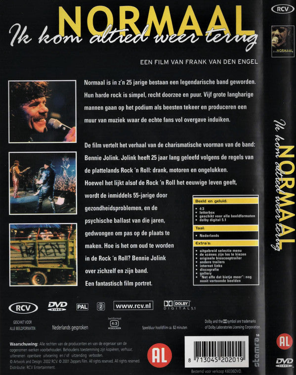 Normaal : Ik Kom Altied Weer Terug (DVD-Video,PAL)
