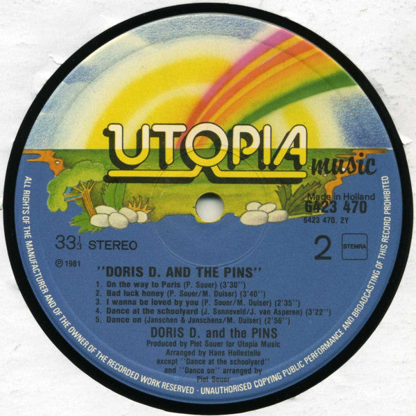 Doris D And The Pins : Doris D And The Pins (LP,Album)