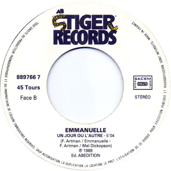 Emmanuelle (2) : Parce Que C'est Toi (7",45 RPM,Single,Stereo)