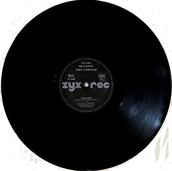 Tabù D'Apache : Colours (12")
