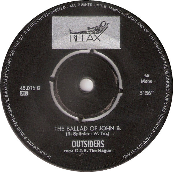Outsiders (5), The : Touch / Ballad Of John B. (7",45 RPM,Single,Mono)